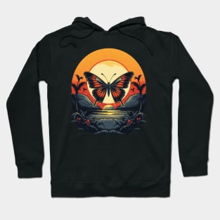 Butterfly and Sunrise Hoodie